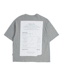 ROMANTIC CROWN | Receipt T shirt_Gray(その他)