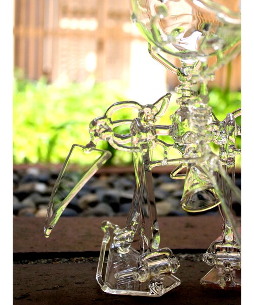 rooms（ルームス）の「柳健太郎 鳥ロボグラス（その他・0001 silver・Free）」の4枚目の写真