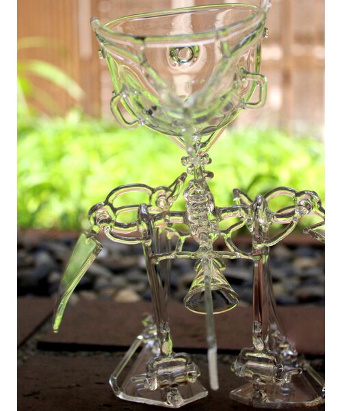 rooms（ルームス）の「柳健太郎 鳥ロボグラス（その他・0001 silver・Free）」の3枚目の写真