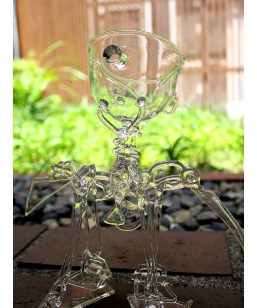 rooms（ルームス）の「柳健太郎 鳥ロボグラス（その他・0001 silver・Free）」の2枚目の写真