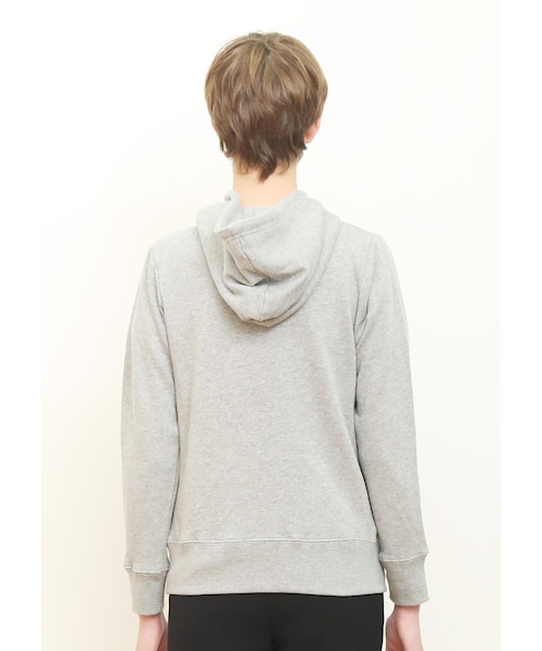 Design Tshirts Store graniph(デザイン ティーシャツ ストア グラニフ)の「ベーシック ロング スリーブ ジップ パーカー (P ロゴ パンダ)(その他・ヘザー グレー・SS/S/M/L)」の10枚目の写真