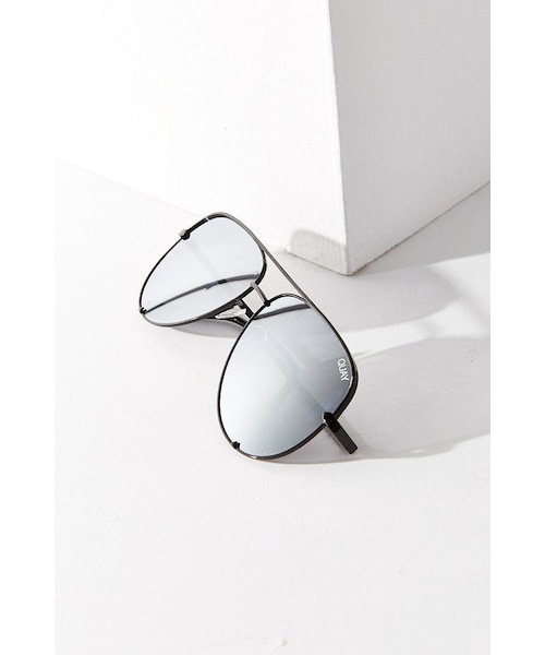 quay（キー）の「Quay X Desi Perkins High Key Aviator Sunglasses（サングラス・レディース・Blue/Gold/Gray/Black・ONE SIZE）」の8枚目の写真