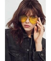 quay | Quay X Desi Perkins Sahara Aviator Sunglasses(サングラス)