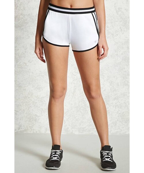 FOREVER 21+ Active Contrast Trim Shorts