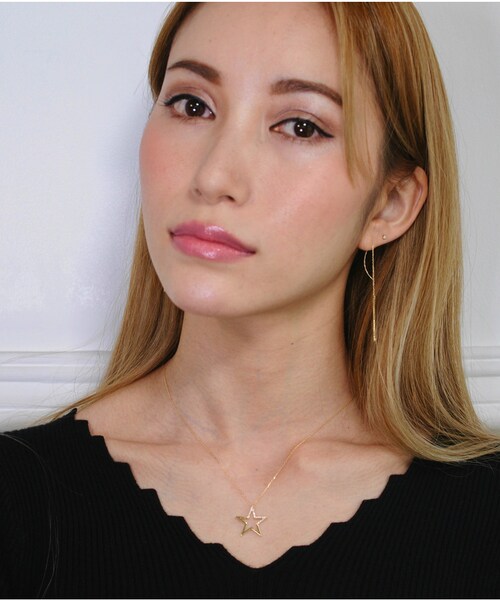 les desseins de DIEU（レデッサンドゥデュー）の「レ デッサン ドゥ デュー 957 スターリーナイト スター ダイヤモンド ネックレス 0.09ct（ネックレス・レディース・ゴールド・40cm）」の7枚目の写真