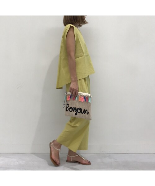 copine（コピン）の「２WAY刺繍カラフルタッセルペーパークラッチバッグ/ショルダーバッグ【クリックポスト対象商品】（クラッチバッグ・レディース・その他）」の8枚目の写真