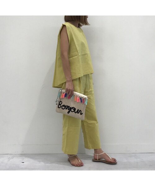 copine（コピン）の「２WAY刺繍カラフルタッセルペーパークラッチバッグ/ショルダーバッグ【クリックポスト対象商品】（クラッチバッグ・レディース・その他）」の7枚目の写真