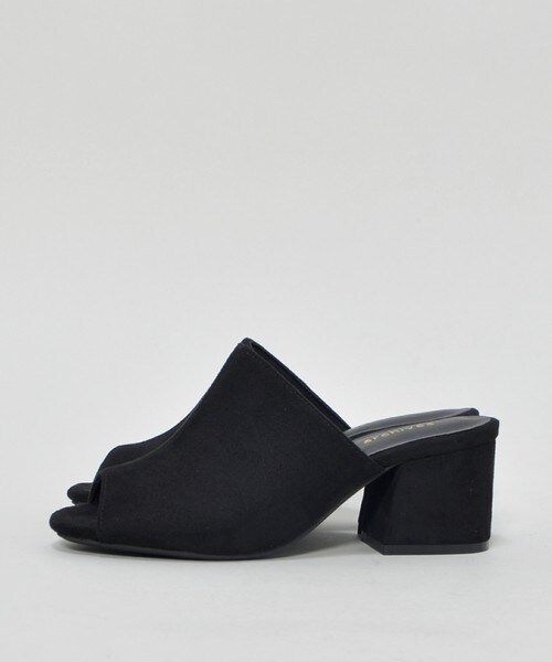 archives（アルシーヴ）の「チャンキーヒールサンダル（サンダル・レディース・ブラック/ベージュ/マスタード・SMALL/MEDIUM）」の14枚目の写真