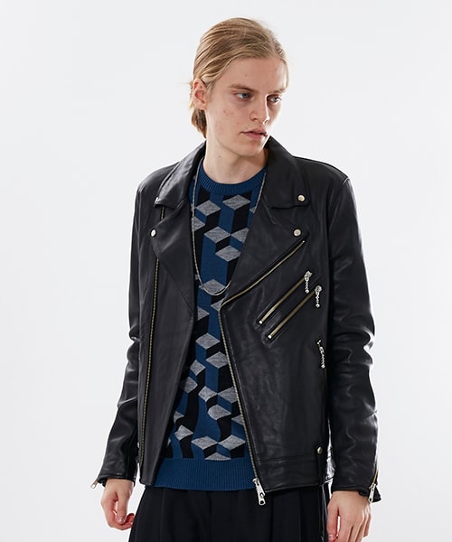 NUMBER(N)INE × STUDIOUS ダブルライダースジャケット 【公式通販】