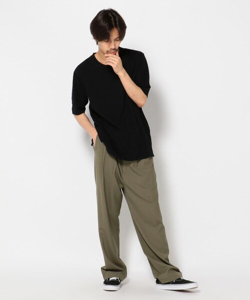 bukht（ブフト）の「bukht/ブフト/別注スーパートロパンツ（パンツ・メンズ・BLACK/GREY/KHAKI/BROWN・F）」の9枚目の写真