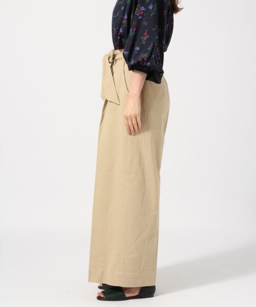 GLOBAL WORK（グローバルワーク）の「リボンチノワイドパンツ（パンツ・ピンク/ベージュ/カーキ/ネイビー）」の6枚目の写真