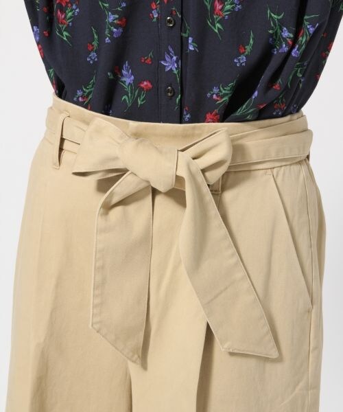 GLOBAL WORK（グローバルワーク）の「リボンチノワイドパンツ（パンツ・ピンク/ベージュ/カーキ/ネイビー）」の8枚目の写真