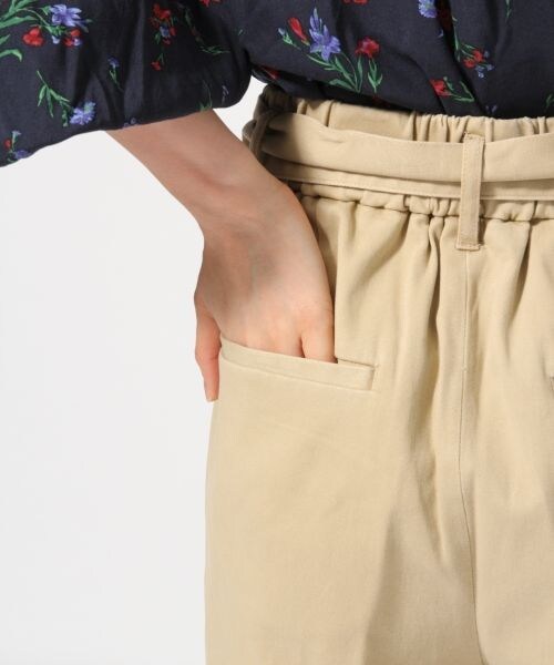 GLOBAL WORK（グローバルワーク）の「リボンチノワイドパンツ（パンツ・ピンク/ベージュ/カーキ/ネイビー）」の12枚目の写真