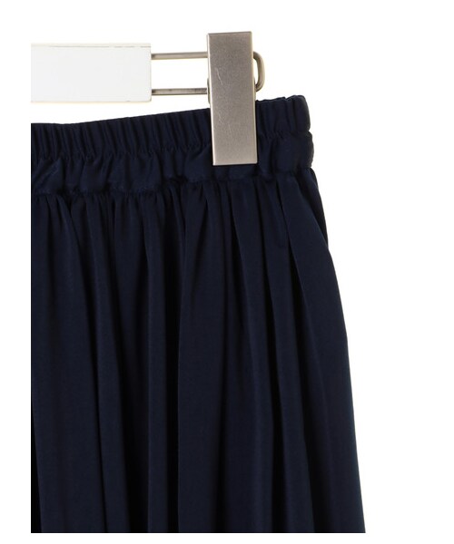 AMERICAN HOLIC（アメリカンホリック）の「【Special Price】・サテンギャザーマキシスカート（スカート・ブラック/ピンク/グレーベージュ/イエロー/ターコイズブルー/サックスブルー/ネイビー/パープル・F）」の11枚目の写真