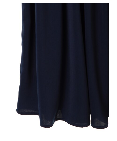 AMERICAN HOLIC（アメリカンホリック）の「【Special Price】・サテンギャザーマキシスカート（スカート・ブラック/ピンク/グレーベージュ/イエロー/ターコイズブルー/サックスブルー/ネイビー/パープル・F）」の12枚目の写真