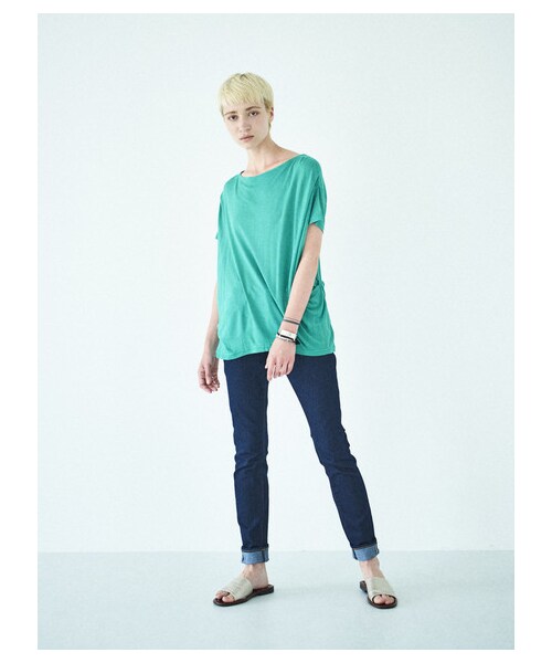 AMERICAN HOLIC（アメリカンホリック）の「【Special Price】P スキニーデニム（パンツ・サックスブルー/インディゴ/ライトインディゴ/ワンウォッシュ・XS/S/M/L/LL）」の5枚目の写真