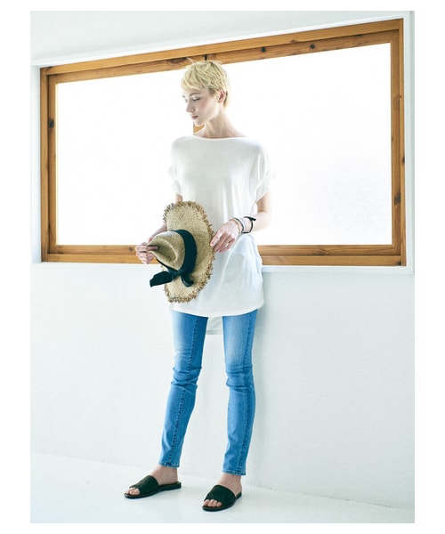 AMERICAN HOLIC（アメリカンホリック）の「【Special Price】P スキニーデニム（パンツ・サックスブルー/インディゴ/ライトインディゴ/ワンウォッシュ・XS/S/M/L/LL）」の13枚目の写真