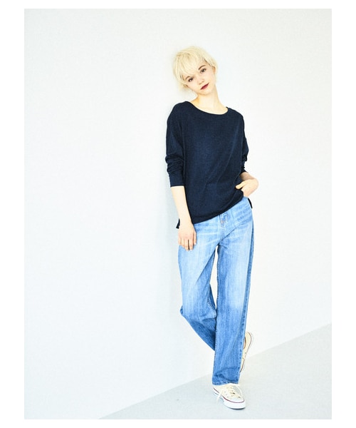 AMERICAN HOLIC(アメリカンホリック)の「【Special Price】P ハイライズデニム(パンツ・インディゴ/ワンウォッシュ・S/M/L)」の5枚目の写真