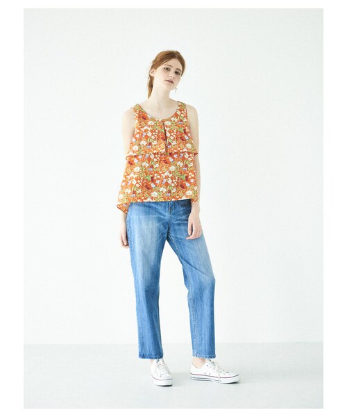 AMERICAN HOLIC(アメリカンホリック)の「【Special Price】P ハイライズデニム(パンツ・インディゴ/ワンウォッシュ・S/M/L)」の7枚目の写真
