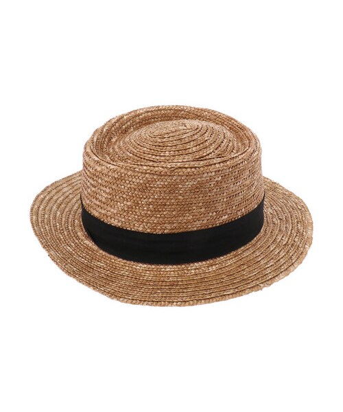 AMERICAN HOLIC（アメリカンホリック）の「【Special Price】・リボンラインカンカン帽（帽子・ベージュ/ブラウン・F）」の2枚目の写真