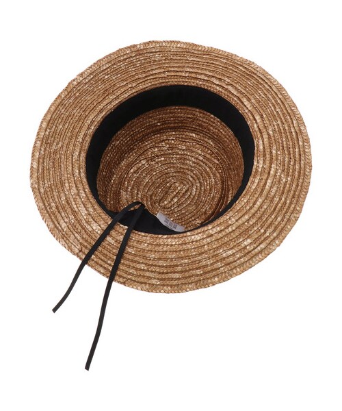 AMERICAN HOLIC（アメリカンホリック）の「【Special Price】・リボンラインカンカン帽（帽子・ベージュ/ブラウン・F）」の6枚目の写真