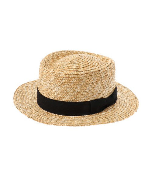 AMERICAN HOLIC（アメリカンホリック）の「【Special Price】・リボンラインカンカン帽（帽子・ベージュ/ブラウン・F）」の7枚目の写真