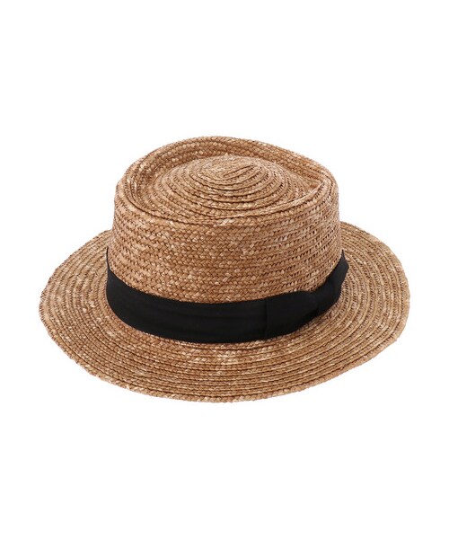 AMERICAN HOLIC（アメリカンホリック）の「【Special Price】・リボンラインカンカン帽（帽子・ベージュ/ブラウン・F）」の8枚目の写真