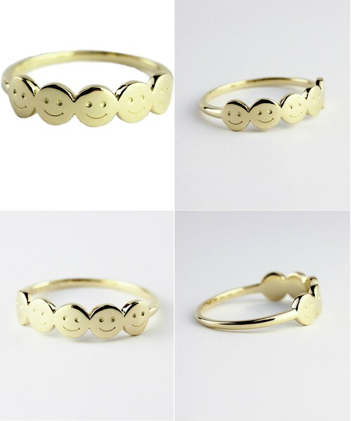 les desseins de DIEU（レデッサンドゥデュー）の「レデッサンドゥデュー 950 クゥインタプリツ スマイル リング（リング・レディース・ゴールド・5号から）」の2枚目の写真