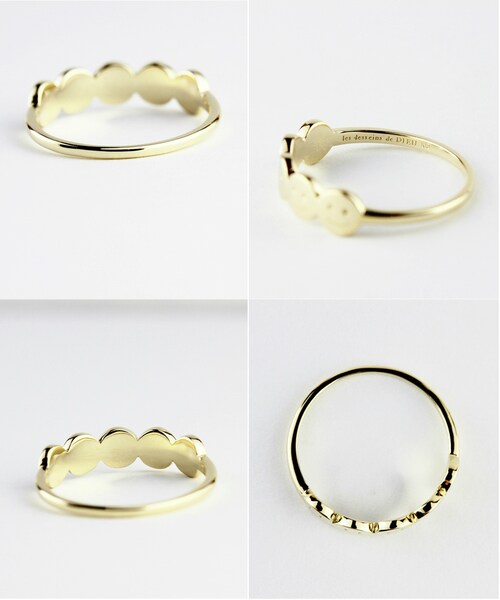 les desseins de DIEU（レデッサンドゥデュー）の「レデッサンドゥデュー 950 クゥインタプリツ スマイル リング（リング・レディース・ゴールド・5号から）」の3枚目の写真