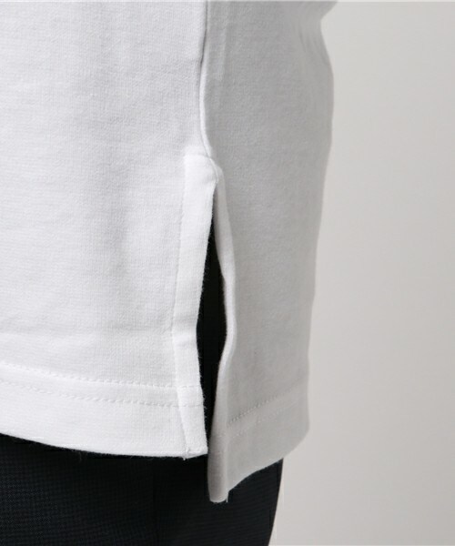 MIND BLOW（マインドブロウ）の「ロング丈ポケットTシャツ[キシリトール加工]（Tシャツ/カットソー・メンズ・ホワイト/ミント/サックスブルー/ラベンダー/ピンク・M/L/LL）」の10枚目の写真