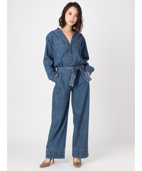 Ungrid アングリッド の デニムオールインワン オールインワン サロペット Wear