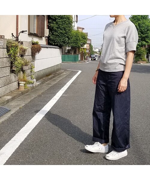 Handmade(ハンドメイド)の「Vネックプルオーバー(Tシャツ/カットソー・レディース・その他)」の13枚目の写真