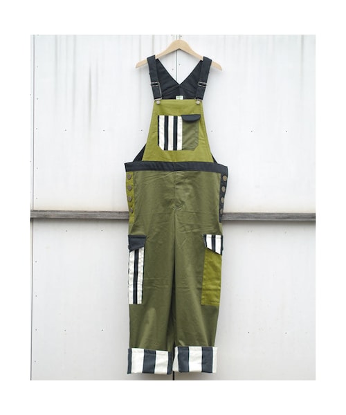 NIRAME.CO(ニラメッコ)の「オブラートおーばーおーる ~カーキ×BLK~(その他パンツ・メンズ・その他)」の3枚目の写真