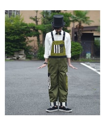 NIRAME.CO | オブラートおーばーおーる　～カーキ×BLK～(その他パンツ)