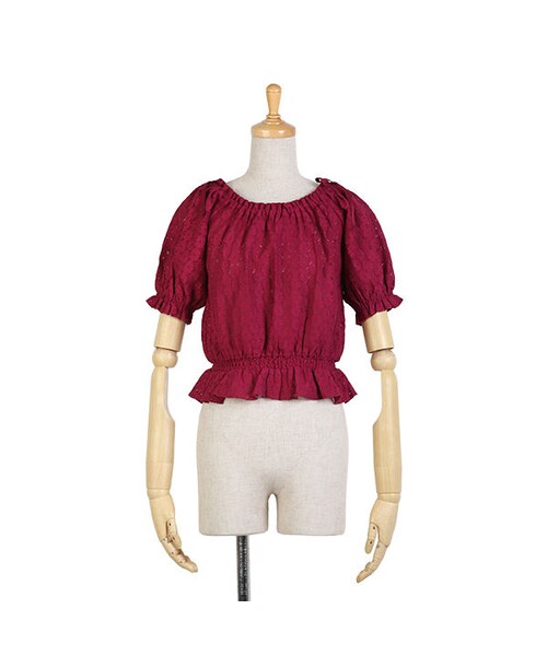 F i.n.t（フィント）の「総レースオフショルブラウス/F&A（シャツ/ブラウス・レディース・その他）」の3枚目の写真