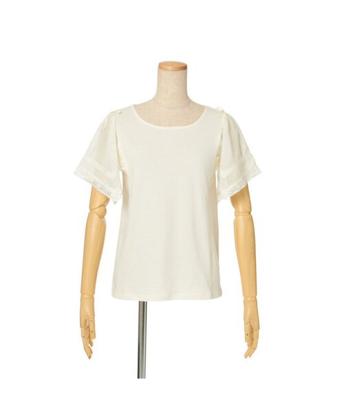 an another angelus(アンアナザーアンジェラス)の「ハンカチスリーブT/an another angelus(Tシャツ/カットソー・レディース・その他)」の2枚目の写真
