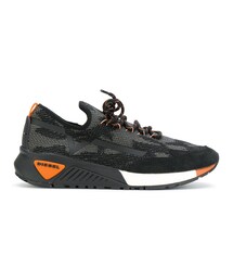 DIESEL | Diesel - スエードトリム スニーカー - men - コットン/カーフレザー/ポリエステル/Thermoplastic Polyurethane (TPU) - 40(スニーカー)
