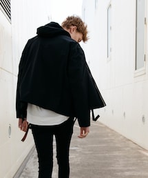 LIDNM | 2WAYストレッチオーバーブルゾン(ブルゾン)