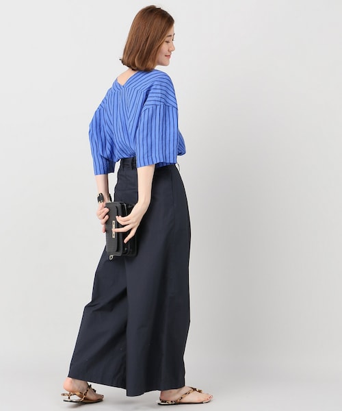 JOURNAL STANDARD - ほぼ未使用！ジャーナルスタンダード　リネンVネックブラウス JOURNAL STANDARD relume（ジャーナルスタンダード レリューム