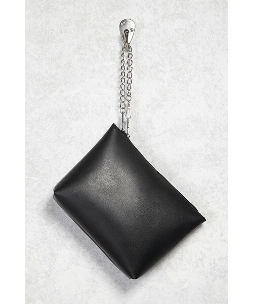 FOREVER 21(フォーエバー トゥエンティーワン)の「FOREVER 21+ Faux Leather O-Ring Tote Set(トートバッグ・レディース・Black/Gray・ONE SIZE)」の5枚目の写真