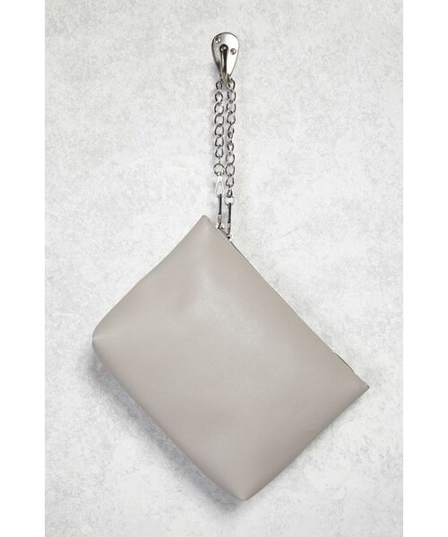 FOREVER 21(フォーエバー トゥエンティーワン)の「FOREVER 21+ Faux Leather O-Ring Tote Set(トートバッグ・レディース・Black/Gray・ONE SIZE)」の4枚目の写真