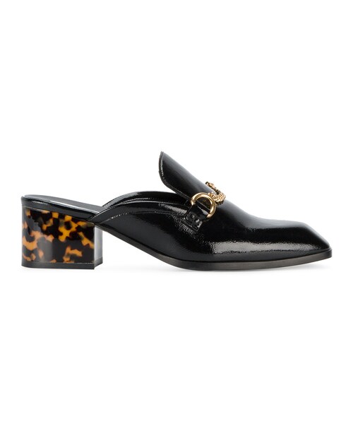 【Stella McCartney】フェイクレザー ミュール チェーン付き STELLA MCCARTNEY フェイクレザー ミュール チェーン付き | THE