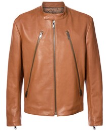 Maison Margiela | Maison Margiela - ジップアップ ジャケット - men - レザー/ビスコース - 50(ライダースジャケット)
