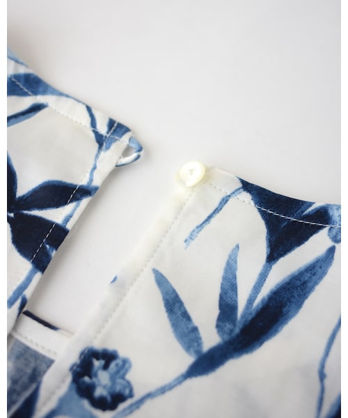 45r 45rpm 　コットンリネン　ざっくりツィード　フリンジ　ワンピース 45r 45rpm コットンリネン ざっくりツィード フリンジ ワンピース