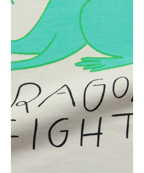 Design Tshirts Store graniph（デザイン　ティーシャツ　ストア　グラニフ）の「ドラゴン ファイト（トップス・アイス グレー・SS/S/M/L）」の6枚目の写真