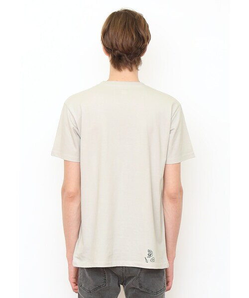 Design Tshirts Store graniph（デザイン　ティーシャツ　ストア　グラニフ）の「ドラゴン ファイト（トップス・アイス グレー・SS/S/M/L）」の8枚目の写真