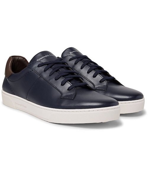 靴 Ermenegildo Zegna Ermenegildo Zegna ZZEGNA leather and fabric UTE sneakers men