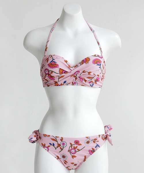 DHOLIC（ディーホリック）の「フローラルプリントツイストバンドゥビキニ（水着・レディース・FREE）」の2枚目の写真