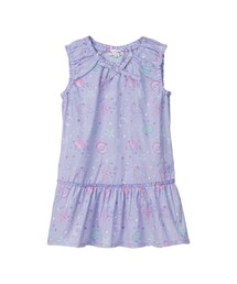 motherways | トドラーガールズシェル柄コットン袖無ワンピース　ライラック 《motherways|マザウェイズ》(ワンピース)