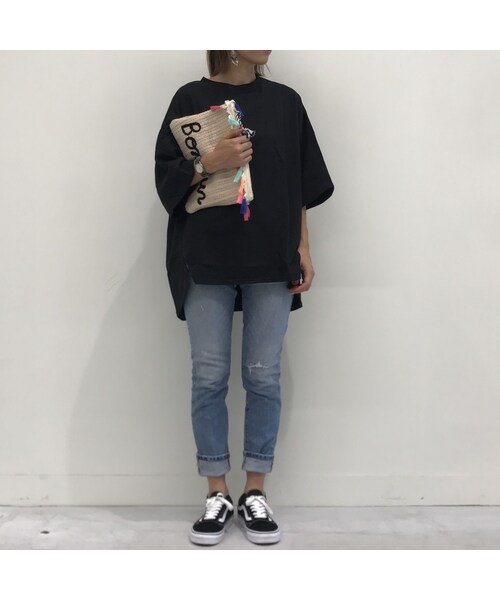 copine（コピン）の「★大好評再入荷★ヘムシルエットBIGスウェットTシャツ/チュニック（4color）【クリックポスト対象商品】（Tシャツ/カットソー・レディース・その他）」の14枚目の写真